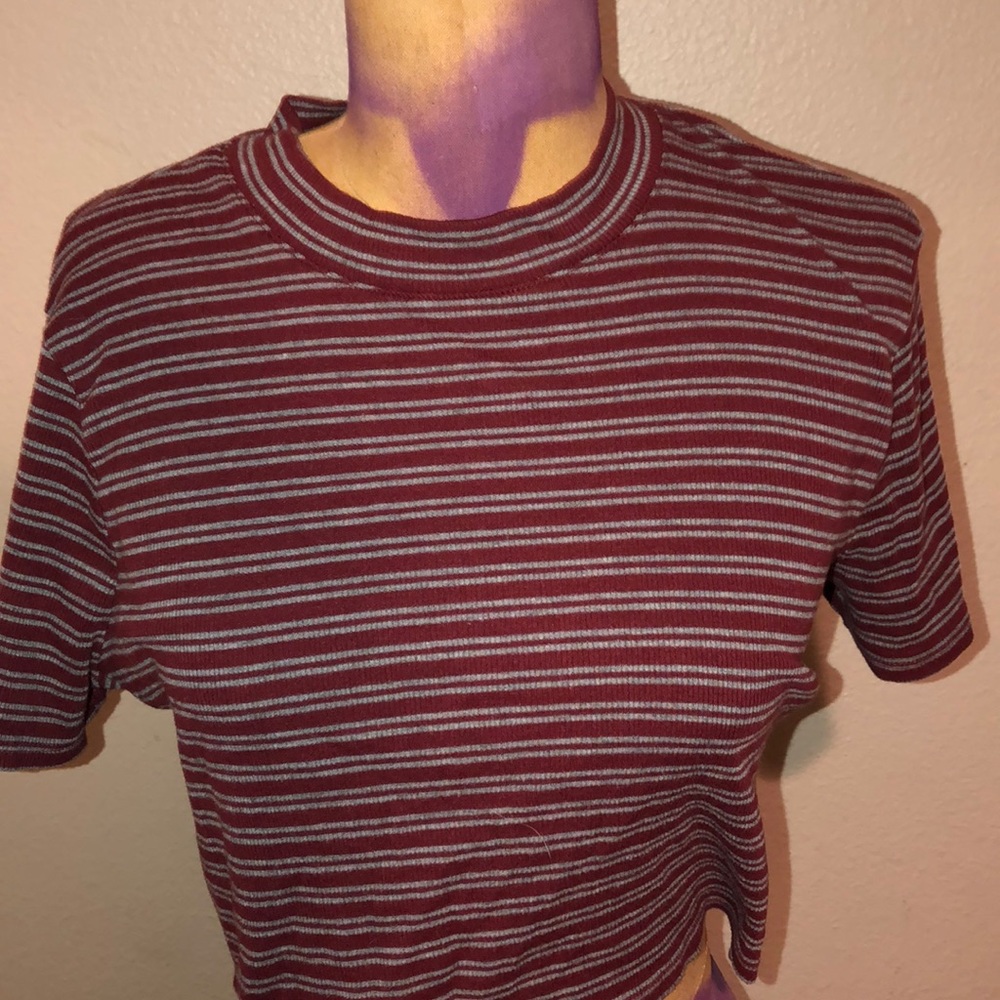 stripe crop top